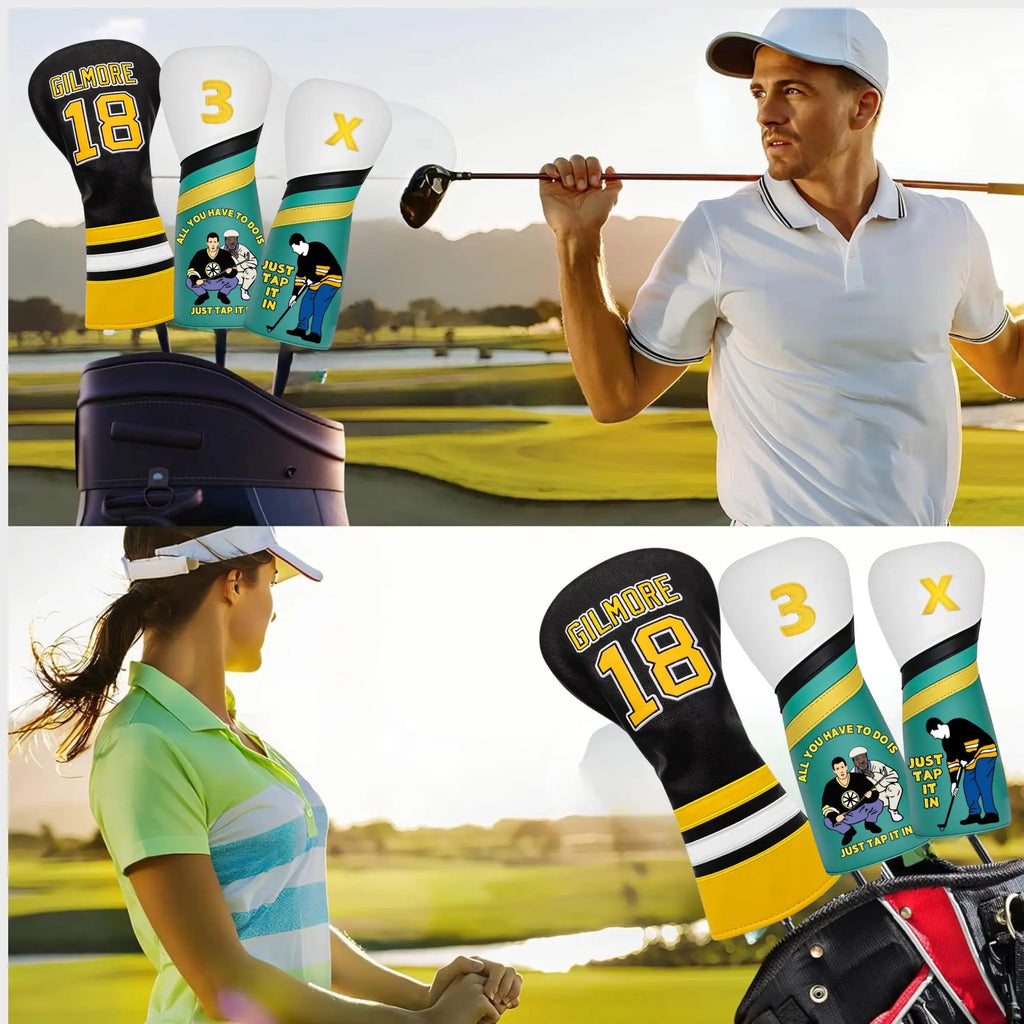 Themed Golf Club Headcover for Drivers, Fairway Woods, Hybrid/Rescue, SET.