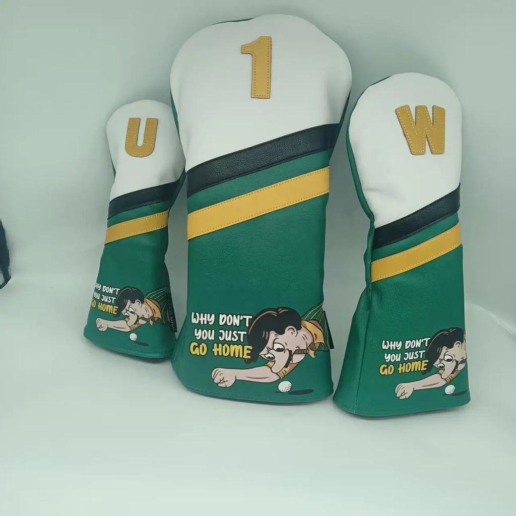 1Pcs Golf Club Covers For Woods And Driver Funny Driver Headcovers.