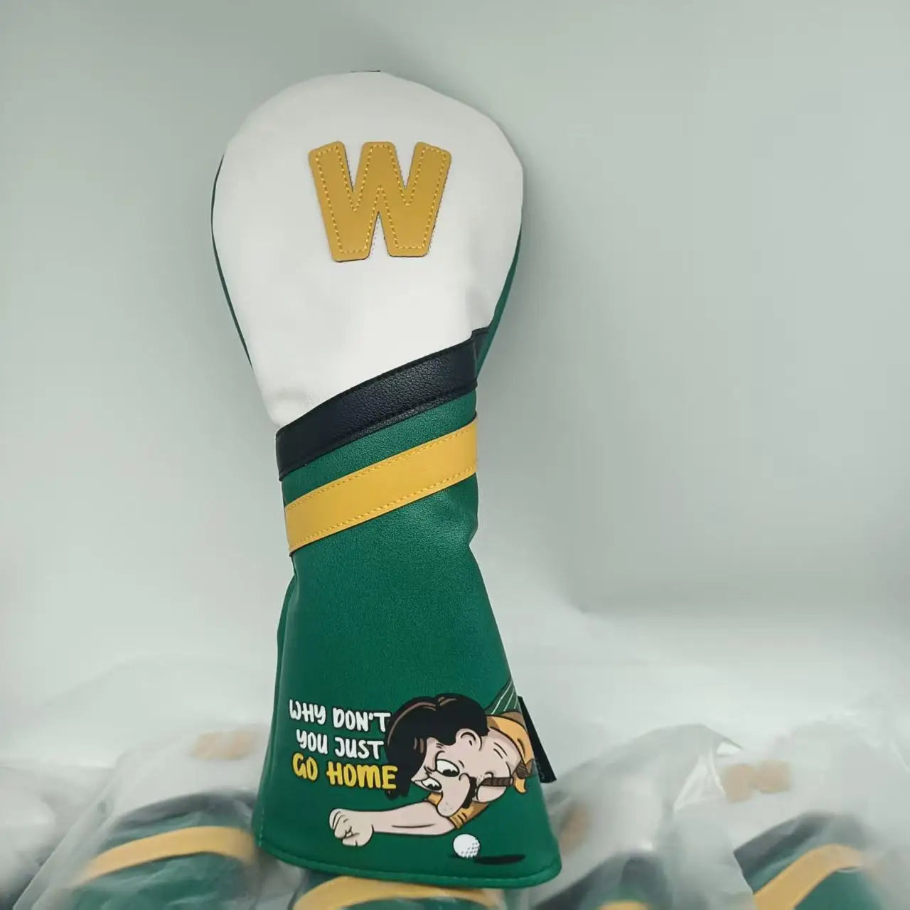 Humorous And Funny Golf Club Covers, Featuring American-style quirky headgear for driver, fairway wood, and hybrid Anti-Scratch