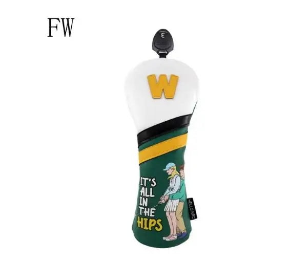 Humorous And Funny Golf Club Covers, Featuring American-style quirky headgear for driver, fairway wood, and hybrid Anti-Scratch