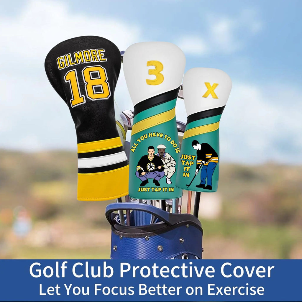 Themed Golf Club Headcover for Drivers, Fairway Woods, Hybrid/Rescue, SET.