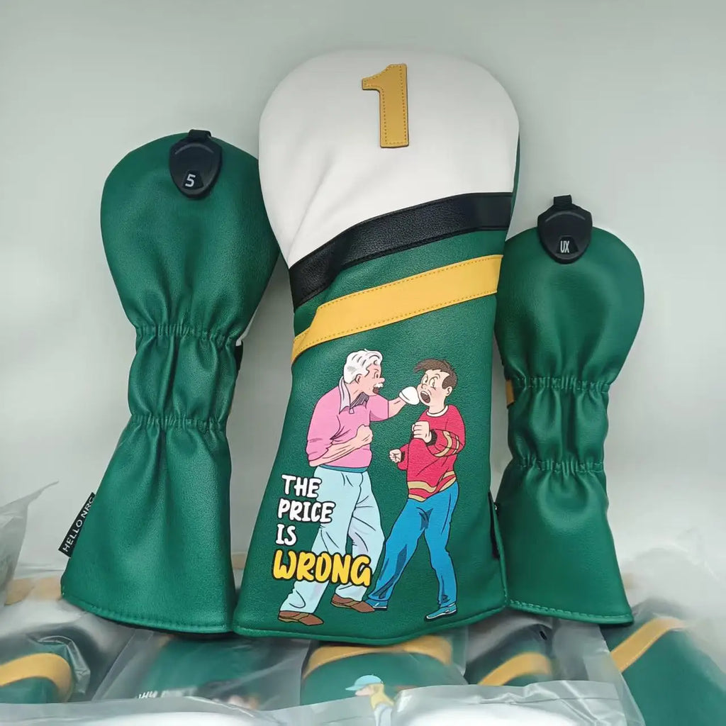Humorous And Funny Golf Club Covers, Featuring American-style quirky headgear for driver, fairway wood, and hybrid Anti-Scratch