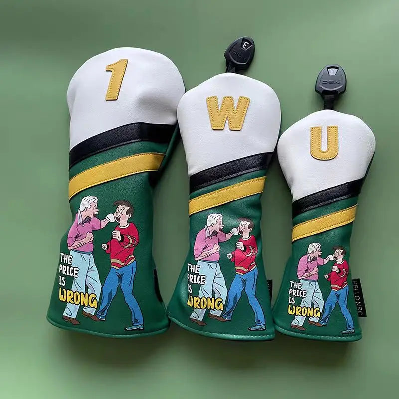 1Pcs Golf Club Covers For Woods And Driver Funny Driver Headcovers.